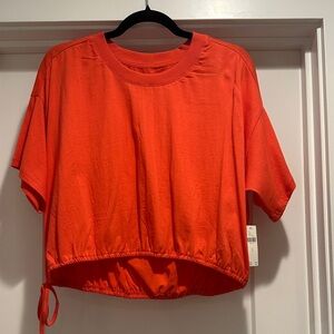 Pilco - Anthropologie red Crop Top